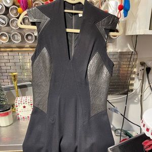 Helmet lang wool dress